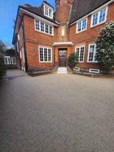 resin driveway completed London